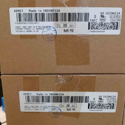 Picture of PHE840MB6330MB14R17 0.33uF 275VAC 15 mm  0.2 CAPACITOR