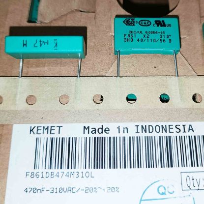 Picture of F861DB474M310L 470NF 310VAC 45434 0.2 CAPACITOR