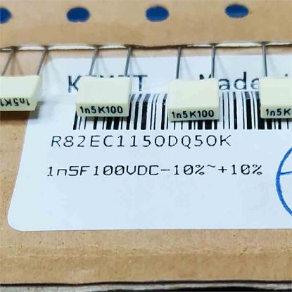 Picture of R82EC1150DQ50K   0.0015UF 100V 5mm  0.1 CAPACITOR