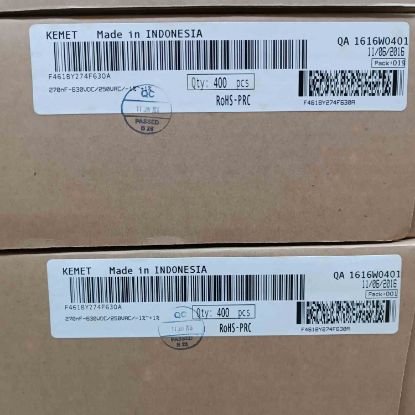 Picture of F461BY274F630A  0.27UF 630V 15mm   0.01 CAPACITOR