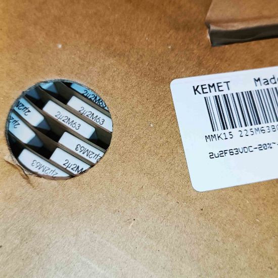Picture of MMK15 225M63B05L16.5 TR18 2.2MF 63V 15mm 0.2 CAPACITOR