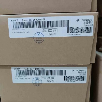 Picture of F611BK335K100C 3.3UF 100V 15mm 0.1 CAPACITOR