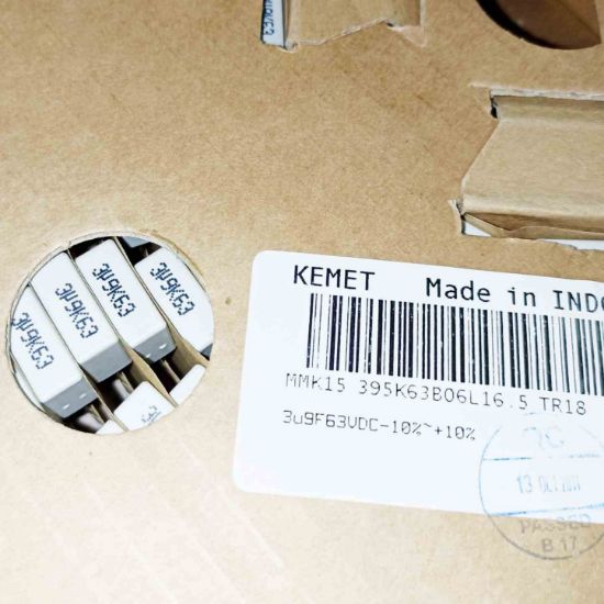 Picture of MMK15 395K63B06L16.5 TR18 3.9MF 63V 15 0.1 CAPACITOR