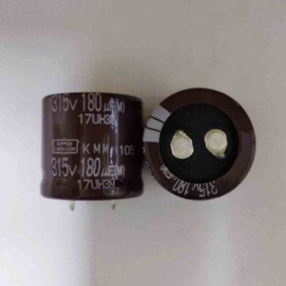 Picture of KMM315VSSN180M 180MF 315V 25.4x25 105 CAPACITOR