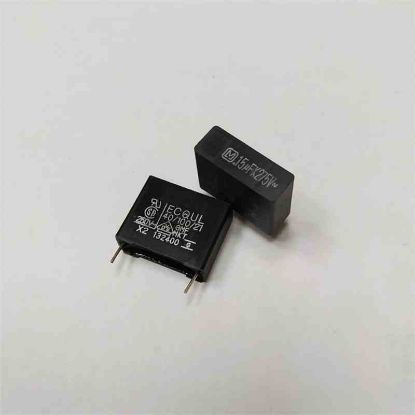 Picture of ECQU2A154KLA 0.15UF 275VAC 15mm CAPACITOR