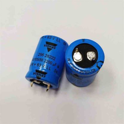 Picture of MAL225628222E3 2200UF 63V 22X30mm  105 CAPACITOR