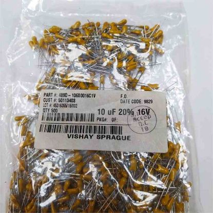 Picture of 489D-106X0016C1V 10UF 16V  CAPACITOR