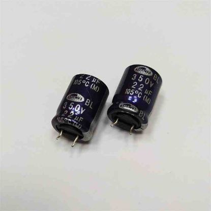 Picture of 22UF 350V 12.5x17mm 105 CAPACITOR