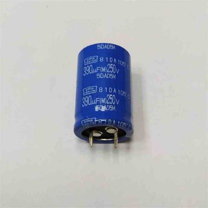 Picture of 390UF 250V 25x40mm  105 CAPACITOR