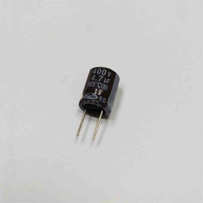 Picture of 4.7uF 400V 10x12.5mm  105 CAPACITOR