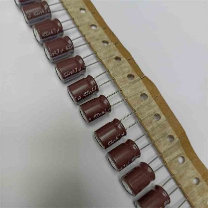 Picture of 4.7uF 400V 10x13mm 105 CAPACITOR