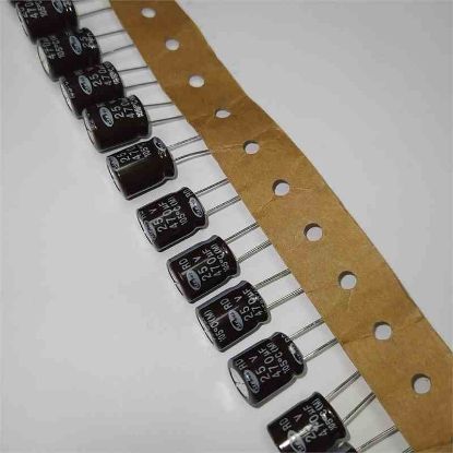 Picture of 470MF 25V 10x13 105 CAPACITOR