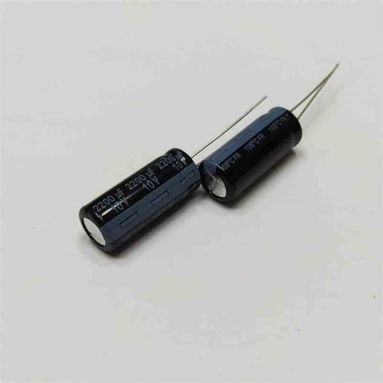 Picture of 2200uF 10V 10x25mm 105 CAPACITOR