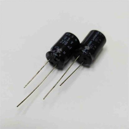Picture of 220uF 63V 12.5x20mm  85 CAPACITOR