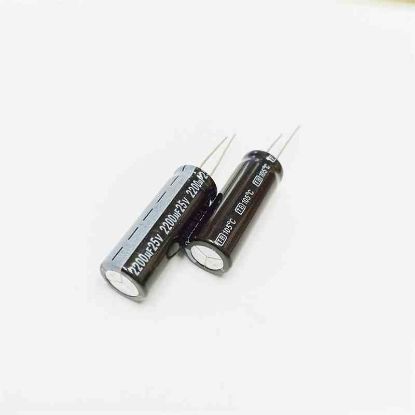 Picture of TBR222M1EI35M 2200uF 25V 12x35mm 105 CAPACITOR