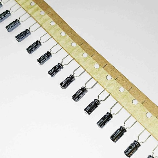 Picture of RGA4R7M2ATA 4.7uF 100V 5x11mm 105 CAPACITOR