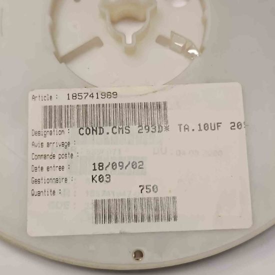 Picture of B45196-E5106-M409 10UF 25V  CAPACITOR