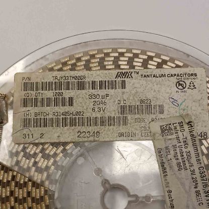Picture of TAJY337M006R 330UF 6.3V  CAPACITOR