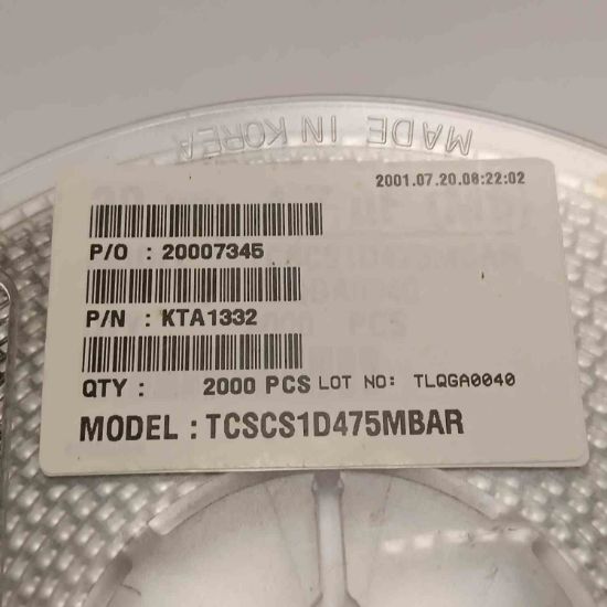 Picture of TCSCS1D475MBAR 4.7UF 20V  CAPACITOR