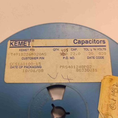 Picture of T491D226M020AS 22UF 20V  CAPACITOR