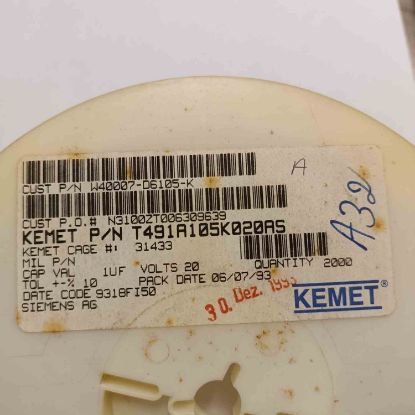 Picture of T491A105K020AS 1UF 20V  CAPACITOR