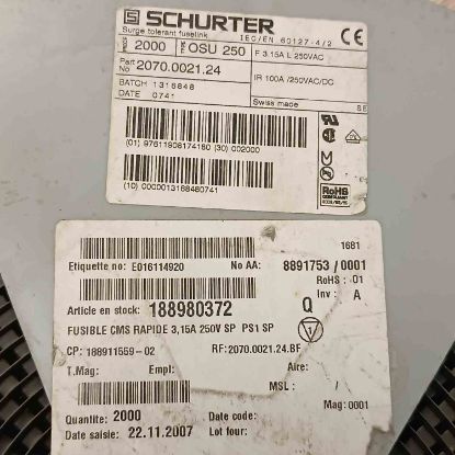 Picture of 2070.0021.24 3.15A 250V SMD  FUSE