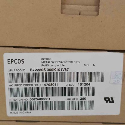 Picture of B72220S300K101V87 20MM 30V  VDR