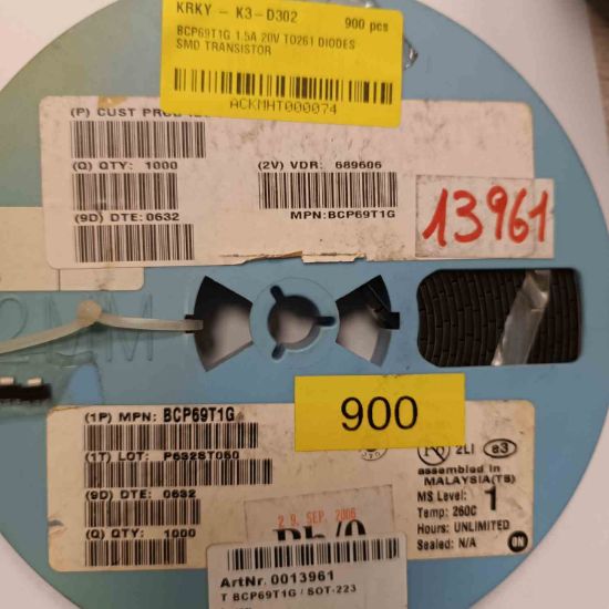 Picture of BCP69T1G 1.5A 20V TO261 TRANSISTOR