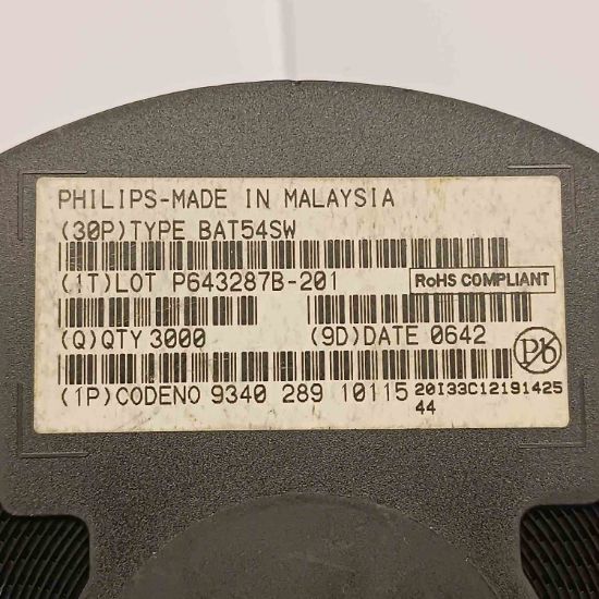 Picture of BAT54SW 2x0.2A 30V SOT323 DIODE
