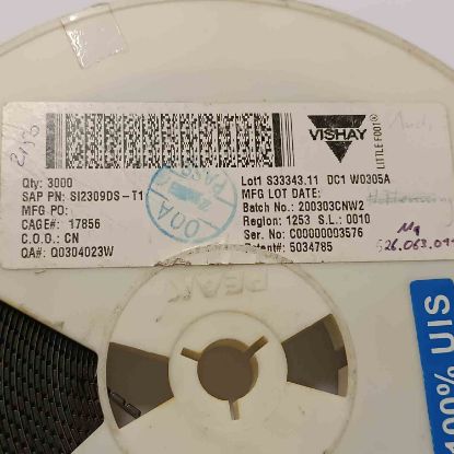 Picture of SI2309DS 1.25A 60V SOT23 TRANSISTOR