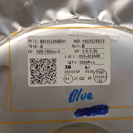 Picture of SH3528NBH1 MAVİ 100-180MCD OPTO