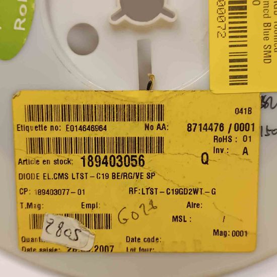 Picture of LTST-C19GD2WT-G RGB 100mcd Red. 150mcd Green. 40mcd Blue smd OPTO