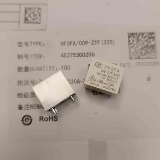 Picture of HF3FA/009-ZTF 9V 10A 1C 5PIN RELAY