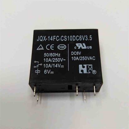 Picture of JQX14FC 6V 10A 1C 6PIN RELAY
