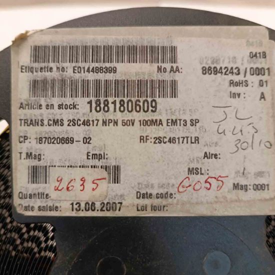 Picture of 2SC4617 0.1A 50V SOT23 TRANSISTOR