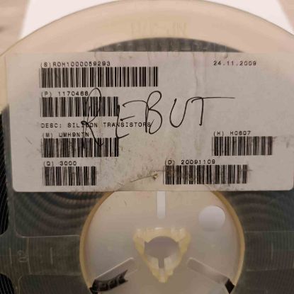 Picture of UMH9NTN 70mA 50V SOT-363 TRANSISTOR