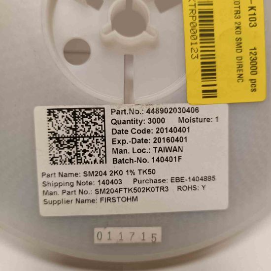 Picture of SM204FTK502K0TR3 2K0 RESISTOR
