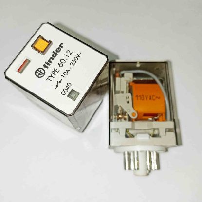 Picture of TYPE60.12.8.110.0040 110VAC 10A 2C 8PIN RELAY