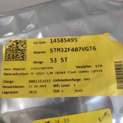 Picture of STM32F407VGT6