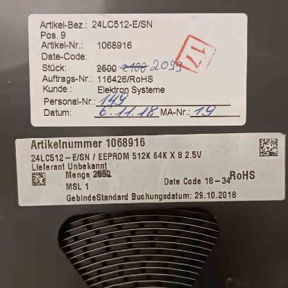 Picture of 24LC512-E/SN