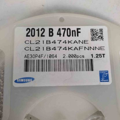 Picture of CL21B474KAFNNNE 0,47UF 25V 0805 ±10% X7R