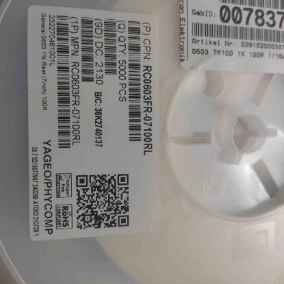 Picture of RC0603FR-07100RL