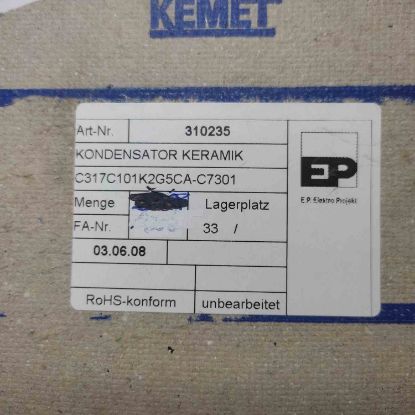 Picture of C317C101K2G5CA-CT7301