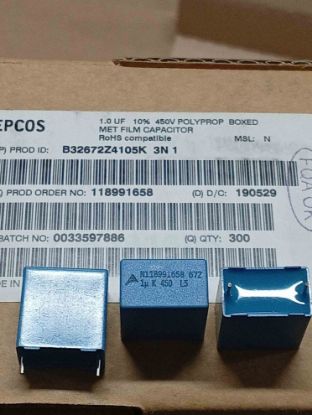 Picture of B32672Z4105K 3Z 1 1,0UF 450V CAPS