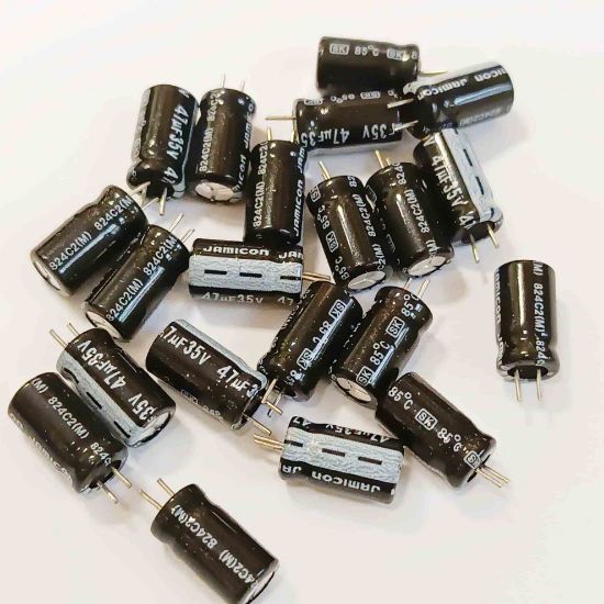 Picture of 47UF 35V ELKO 6x11mm 85 CAPACITOR