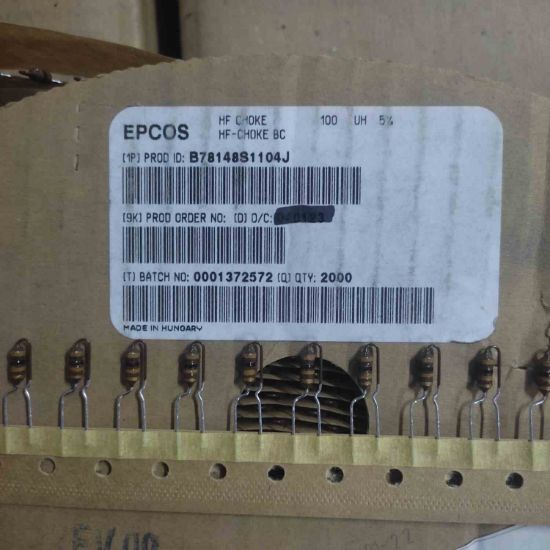 Picture of B78148S1104J   RF Choke,  100 uH, 370 mA