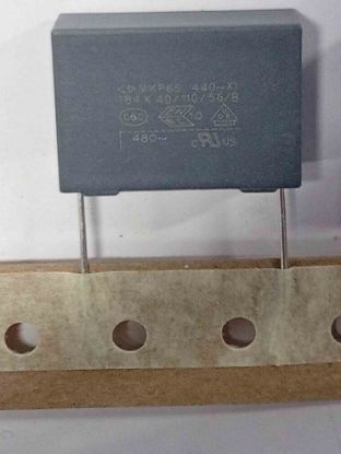 Picture of C45S1184K90A907 MKP65 184K 0.18UF 440VAC CAPACITOR
