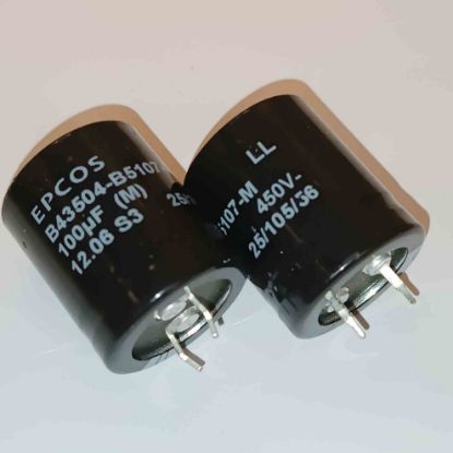 Picture of B43504-B5107-M000 100UF 450V 30x25mm 3000Hours