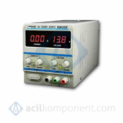 Picture of rxn-302d-0-30volt-0-2amper-ayarli-marxlow-ayarli-güç-kaynaklari-adaptör-ve-ayarli-güç-kaynaği