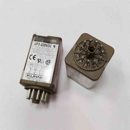 Picture of uf3-220vdc-n-220v-10a-3c-11pin-kuhnke-güç-röle